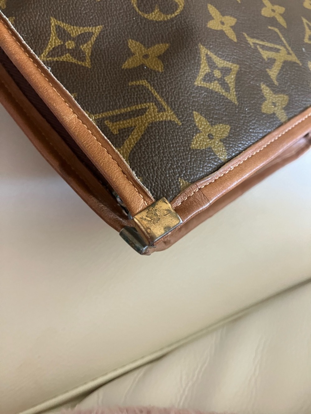 Louis Vuitton Monogram French Company, clutch, cosmetic case,  Pouch, insert - Picture 13 of 13